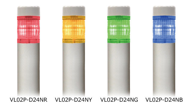回転タイプの単色発光（VL02P-D24N□）
